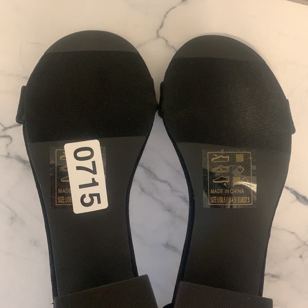 Qupid Black Suede Heels - Picture 3 of 4